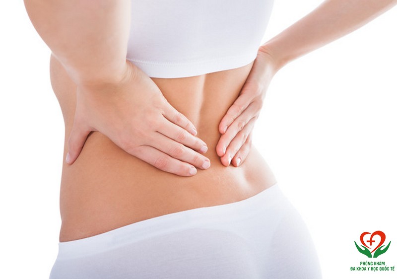 Đau lưng là một biểu hiện của viêm cổ tử cung
